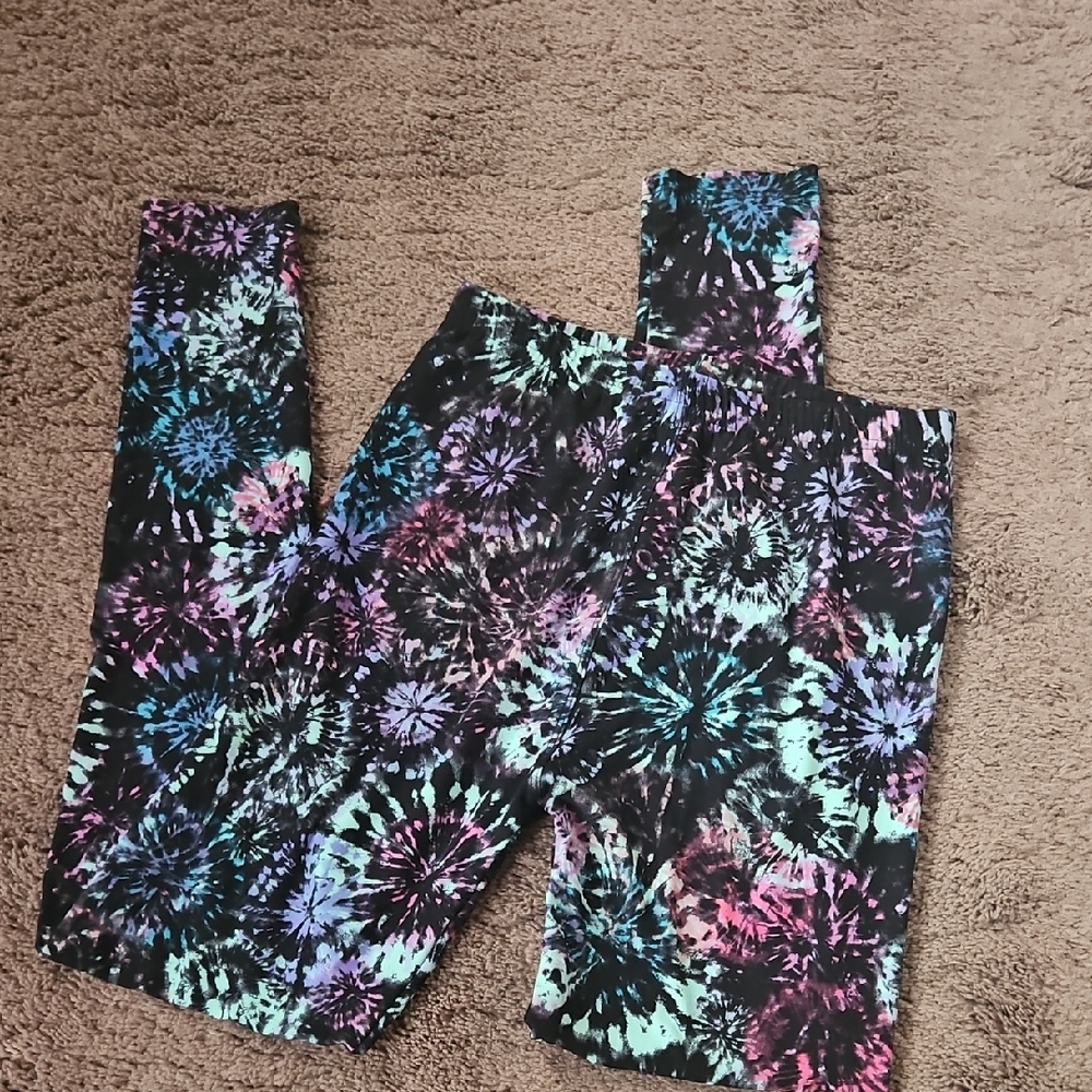 Colorful Tie-Dye Leggings